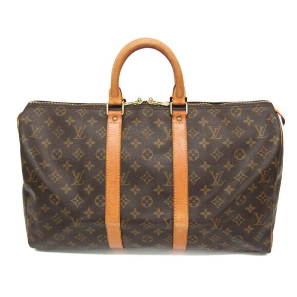 LOUIS VUITTON Brown Monogram Boston Bag - Picture 1 of 15